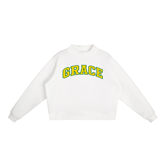 Golden Glow Grace Mock Neck
