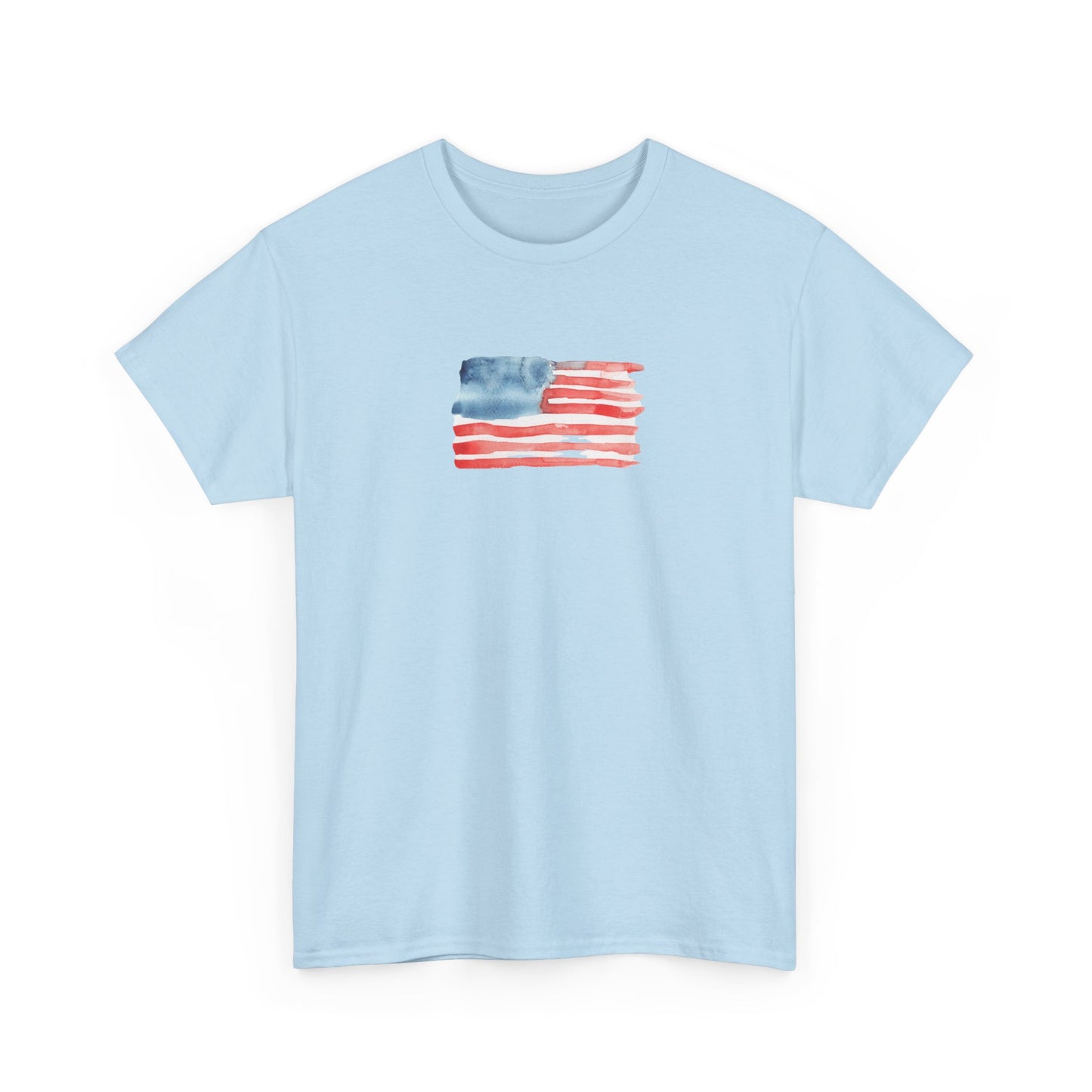 American Watercolor Flag T-Shirt