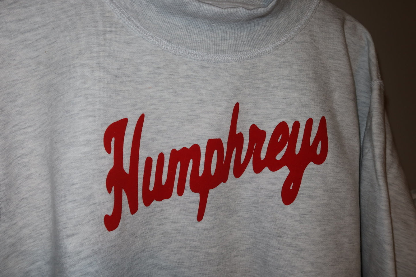 CUSTOM PUFF PRINT MOCK NECK