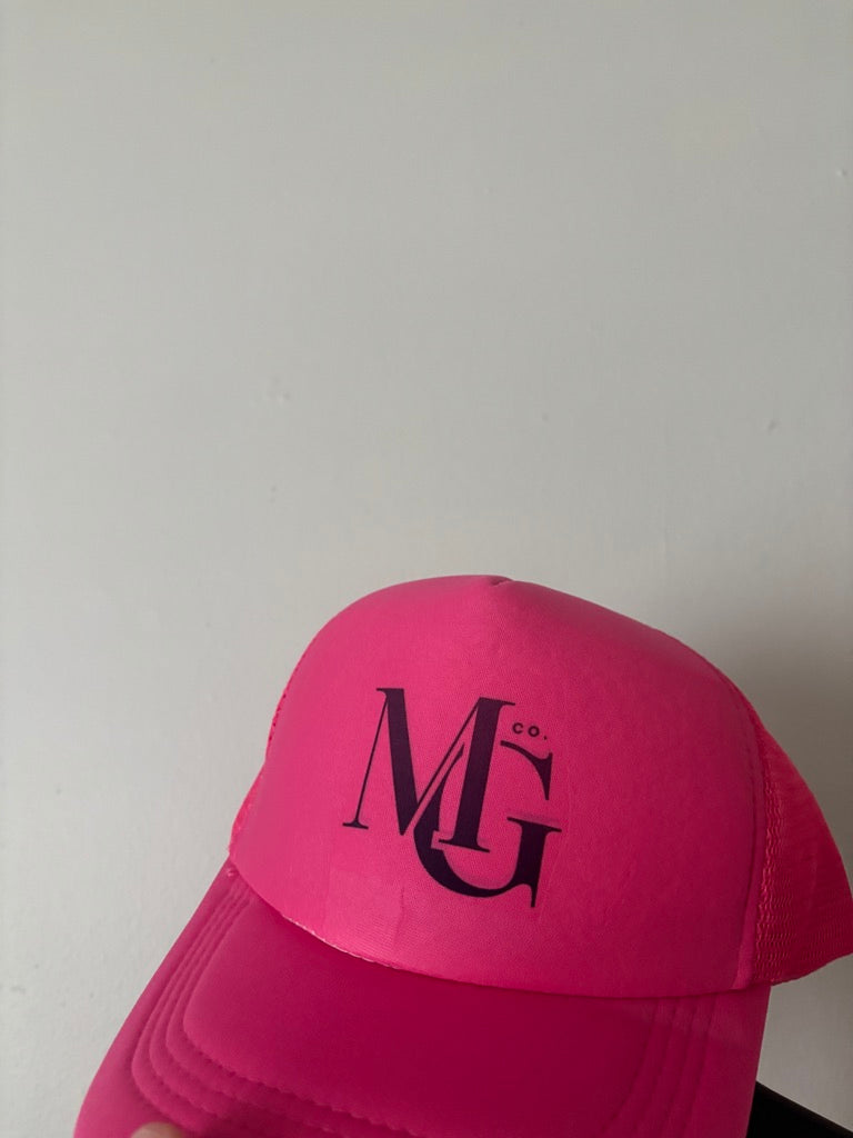 HOT PINK LOGO HAT