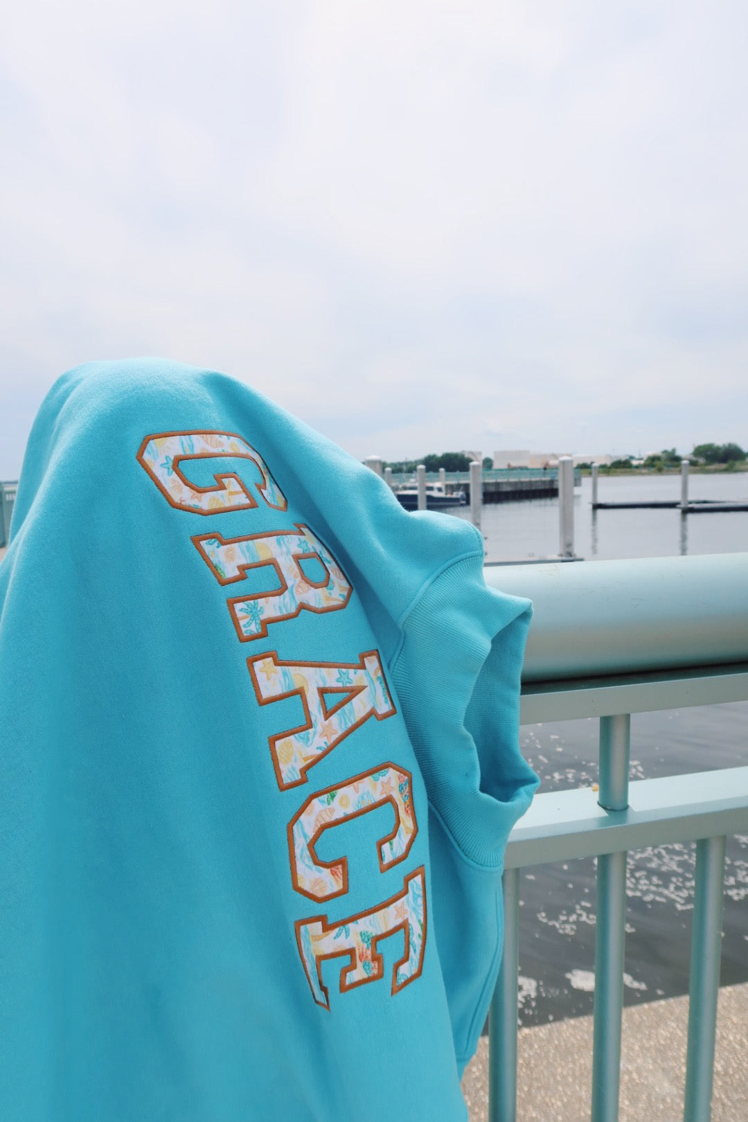 GRACE- COASTAL CRUSH MOCK NECK **PREORDER**