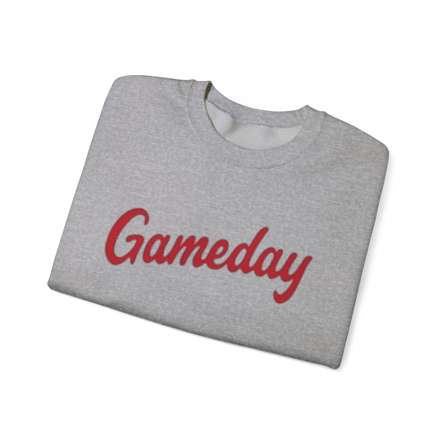 Gameday Crewneck Sweatshirt — Retro Script Game Day Pullover