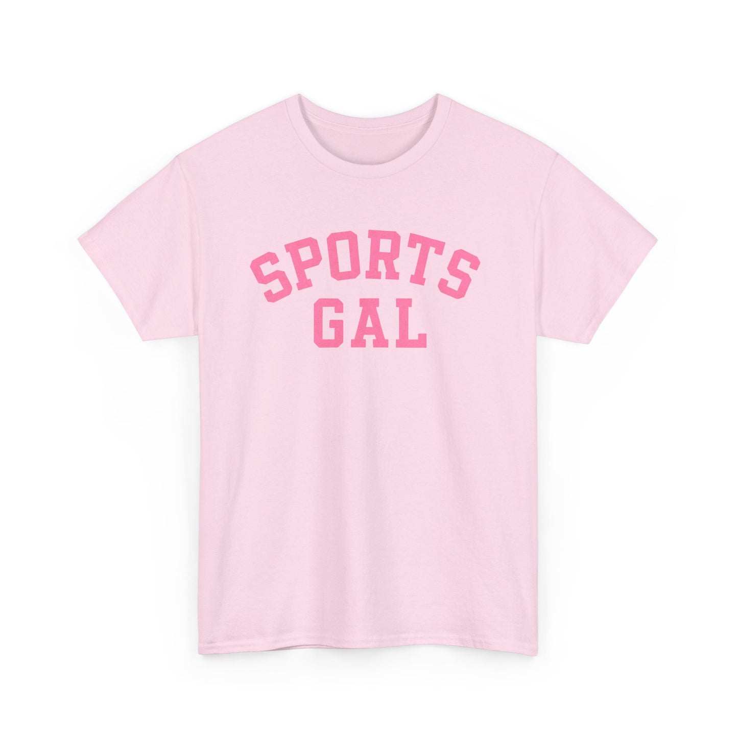 Sports Gal T-Shirt — Pink Athletic Graphic Tee for Active Women