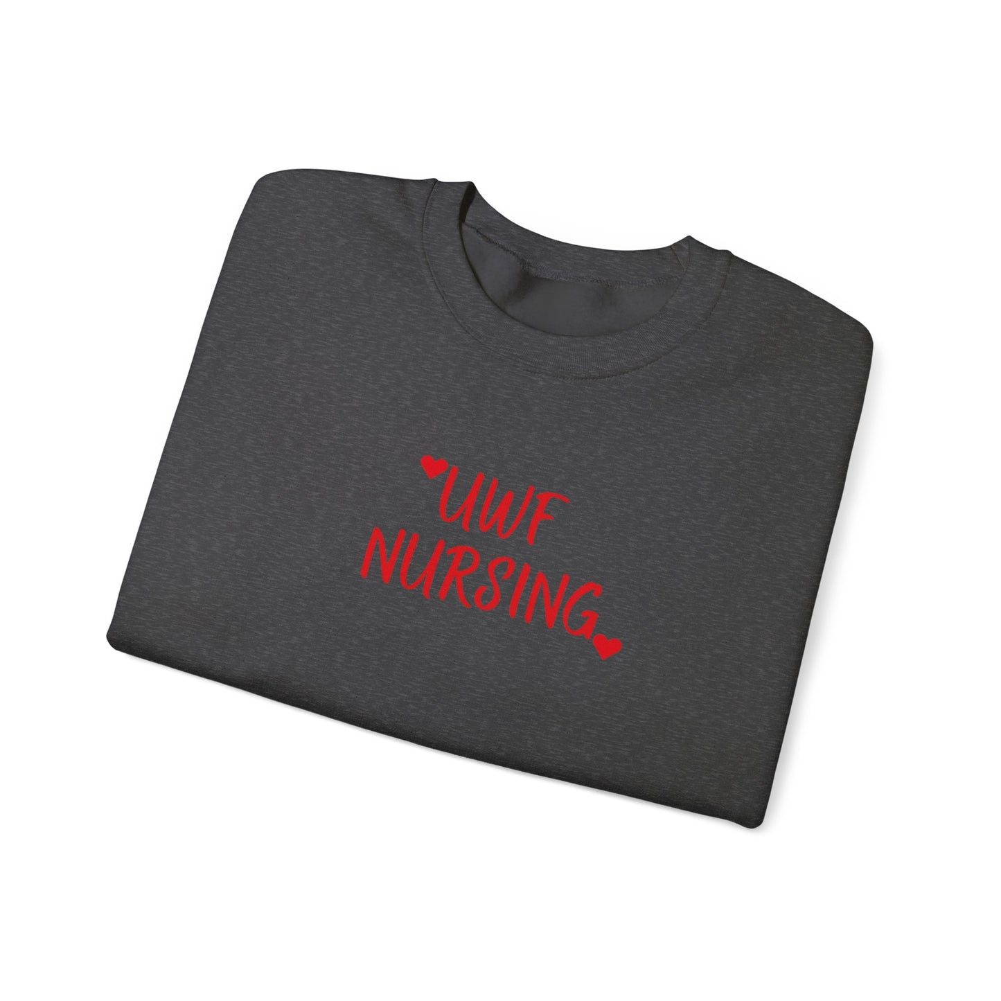 UWF Nursing T-Shirt — Cute Red Heart Nursing Tee for University of West Florida Students & Nurses