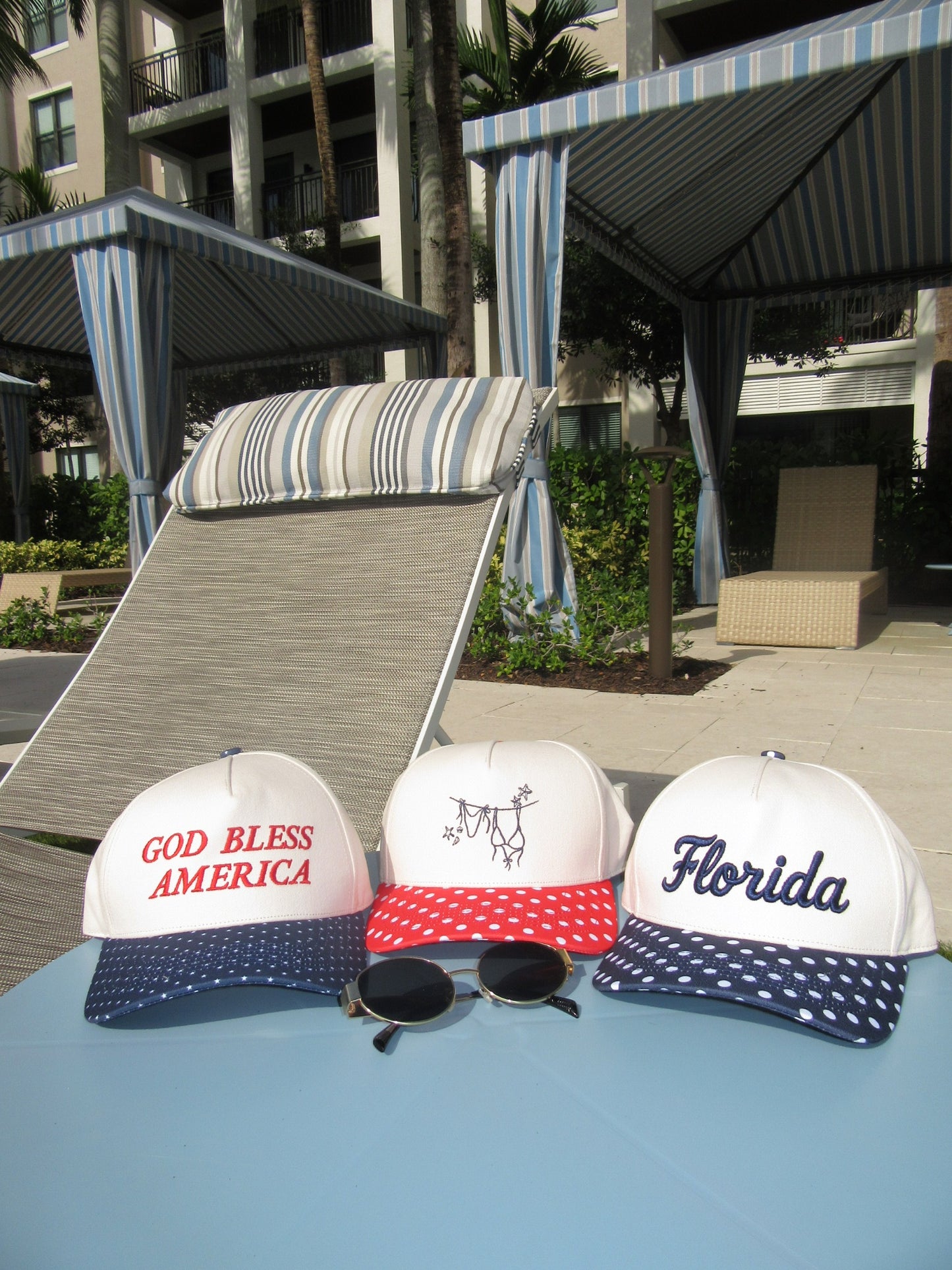 AMERICANA EMBROIDERED HATS