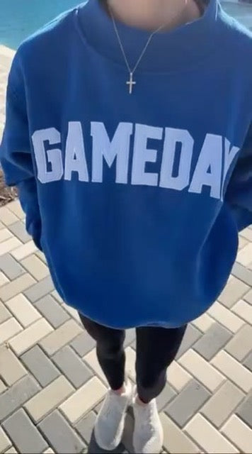 ROYAL BLUE GAMEDAY MOCK NECK