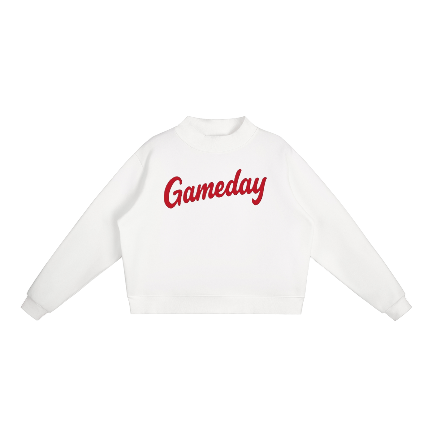Gameday Essential Fleece Mock-Neck Crew Sweatshirt