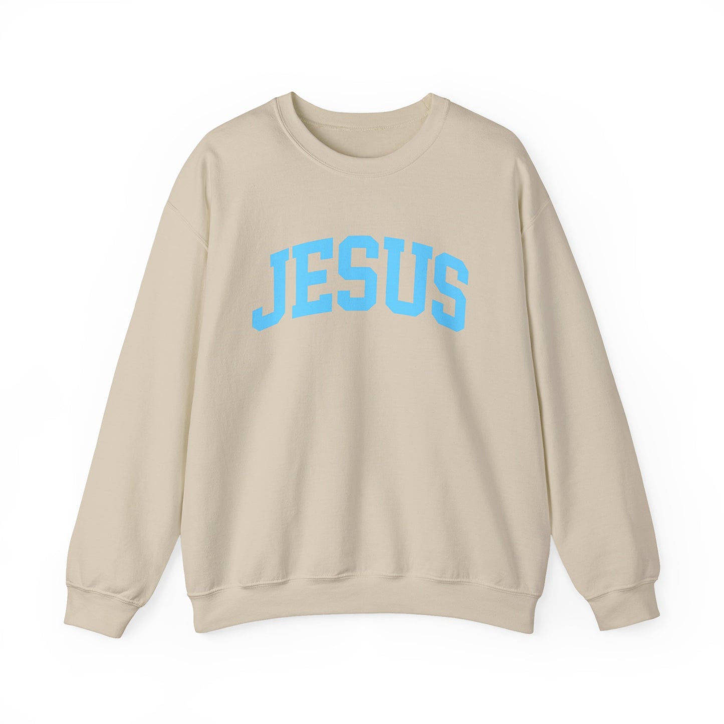 Jesus Crewneck Sweatshirt — Classic Faith Graphic Pullover