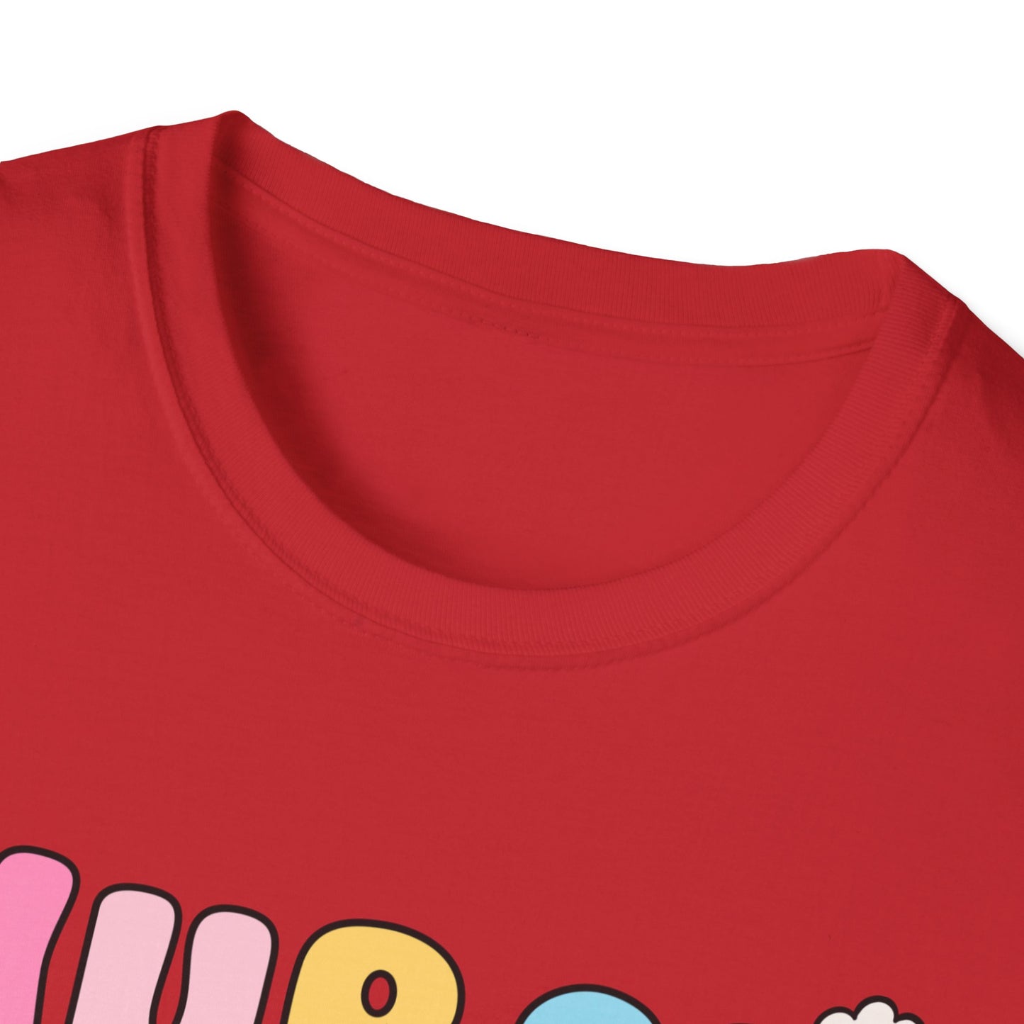 Nurse Daisy Retro Bubble Letter T-Shirt — Cute Pastel Floral Nursing Tee