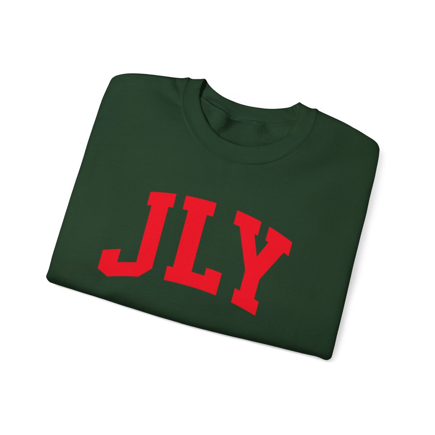 JLY Red Collegiate Crewneck Sweatshirt