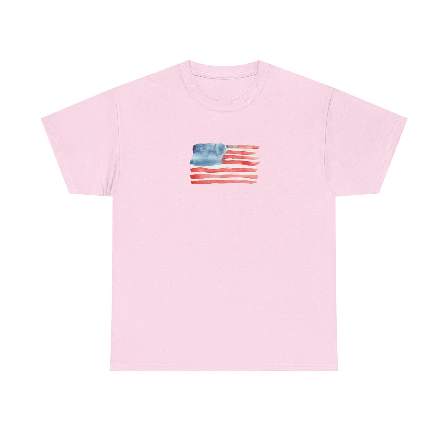 American Watercolor Flag T-Shirt