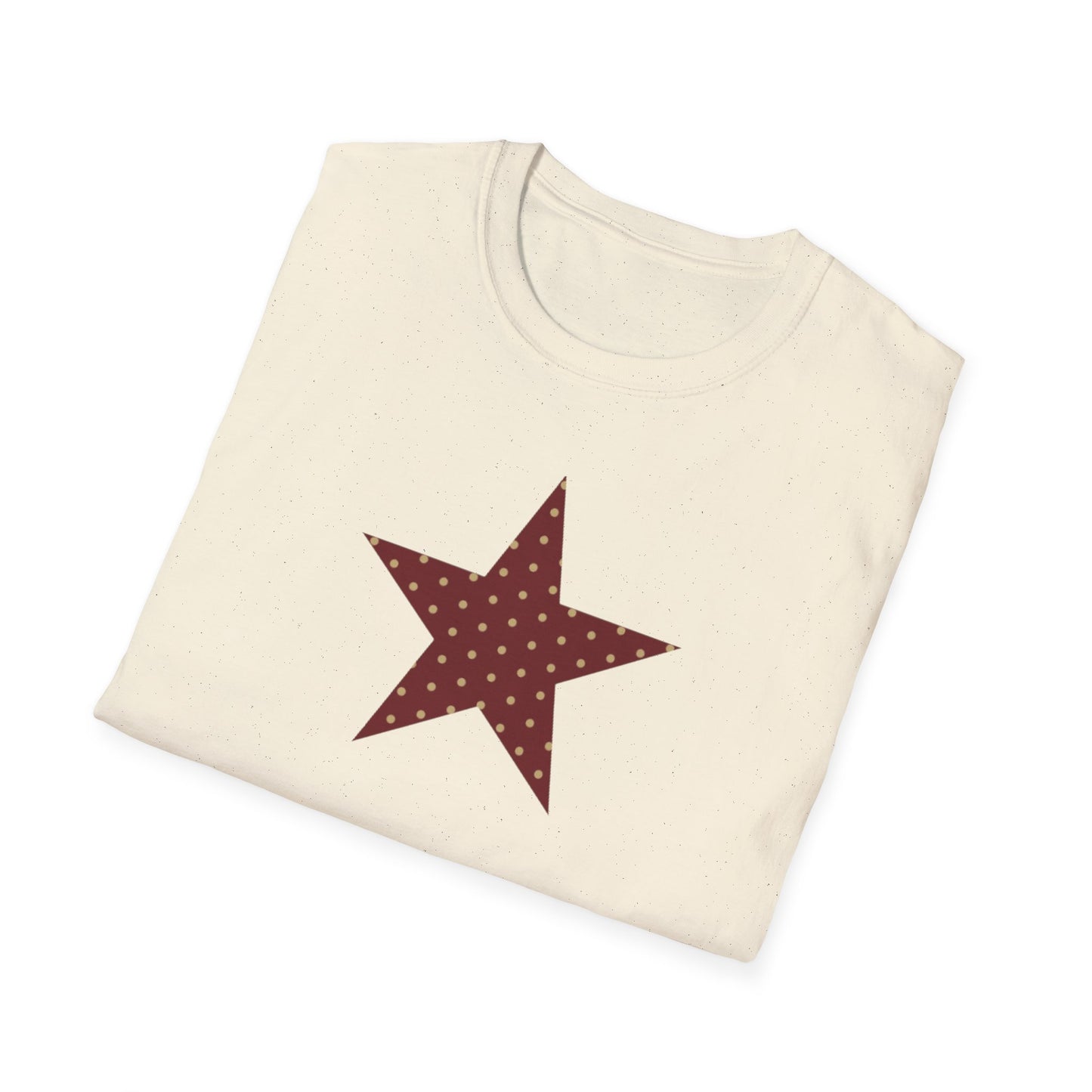 Garnet and Gold Polka Dot Star T-Shirt