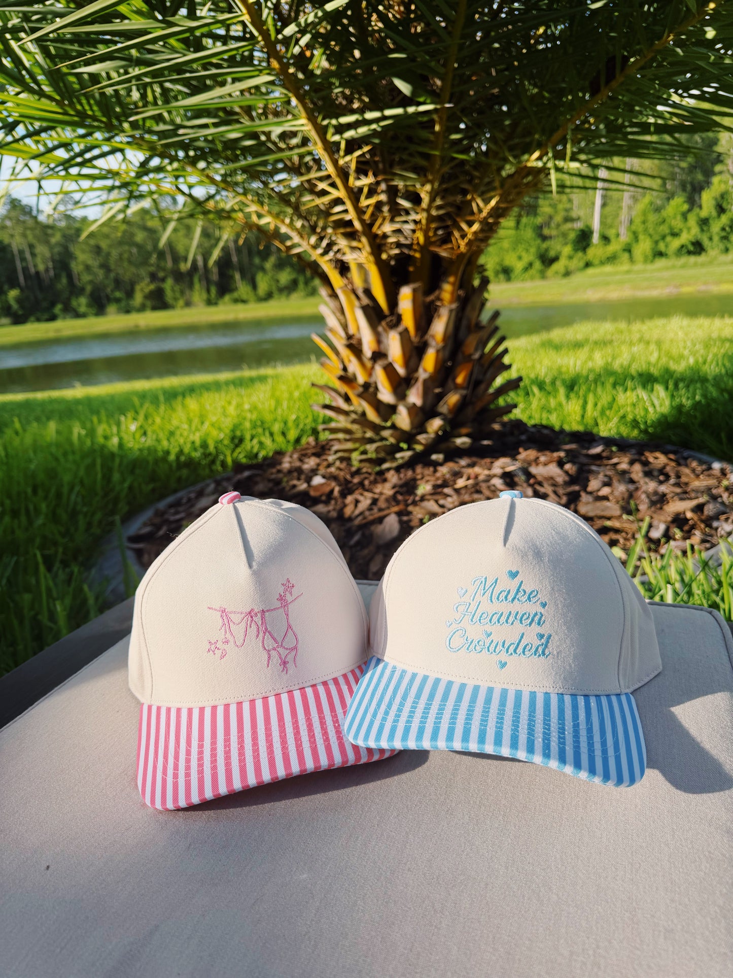Summer Embroidered Hats