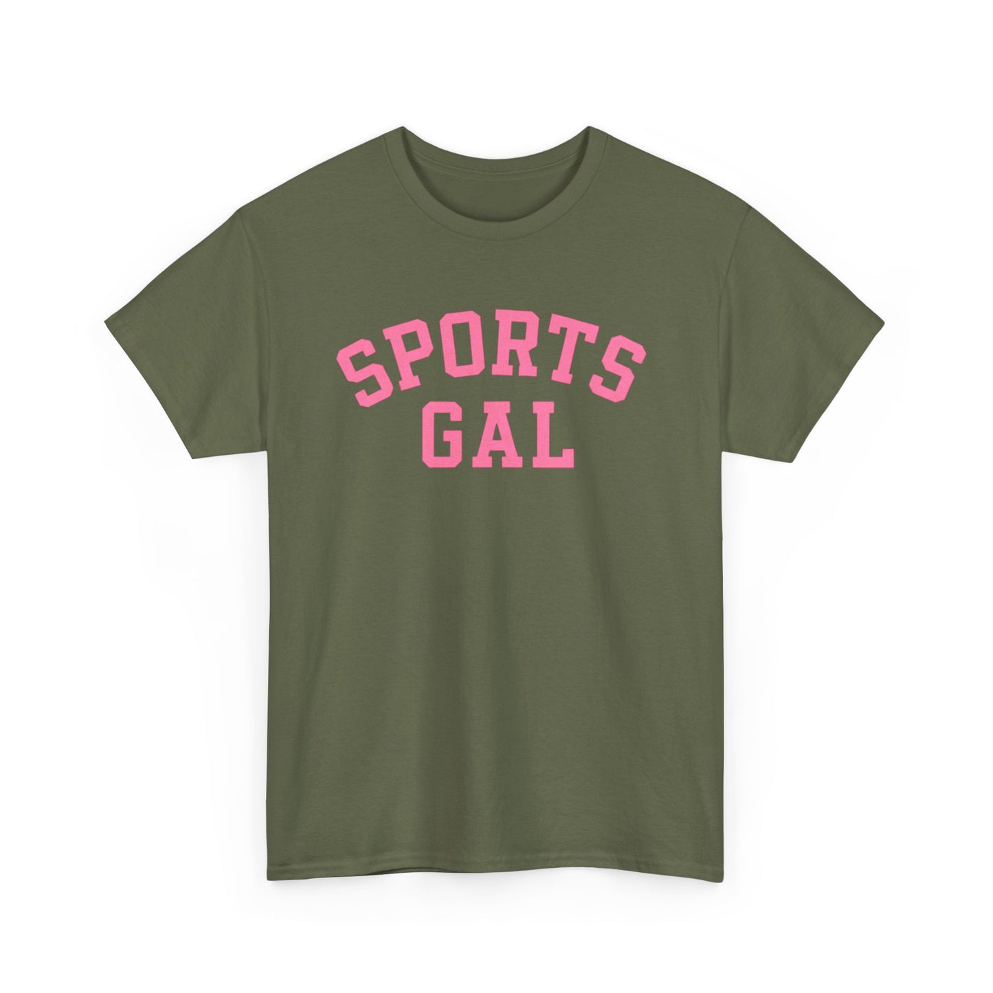 Sports Gal T-Shirt — Pink Athletic Graphic Tee for Active Women