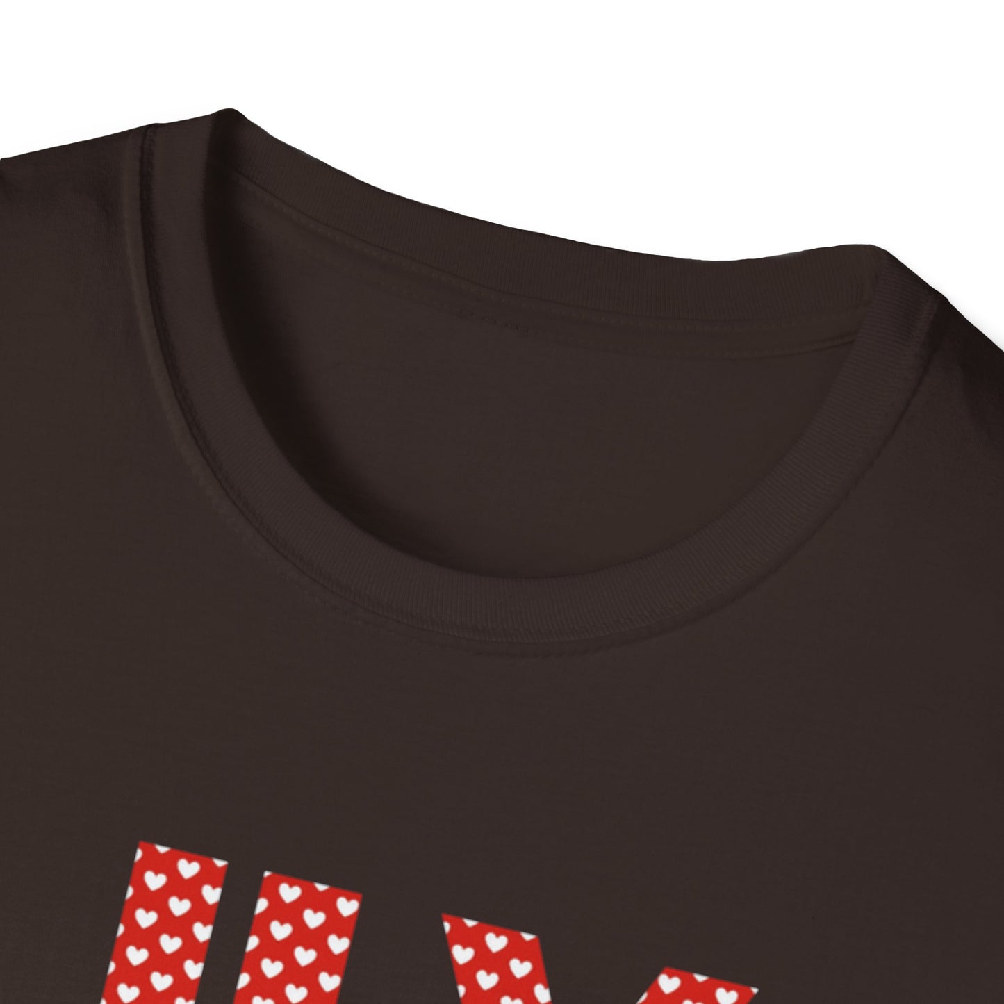 JLY Polka Dot Tee — Red Monogram Graphic T-Shirt