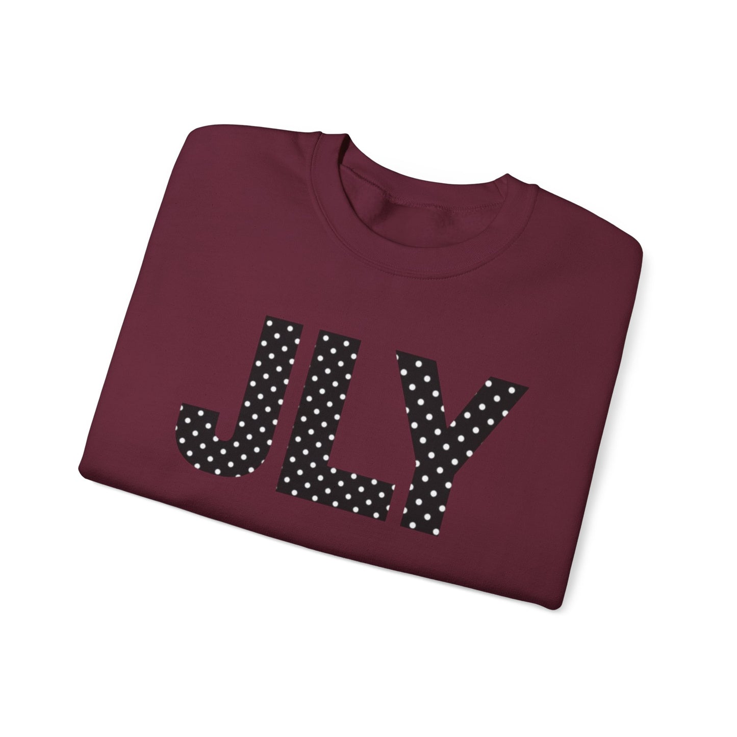 JLY Polka Dot Crewneck Sweatshirt