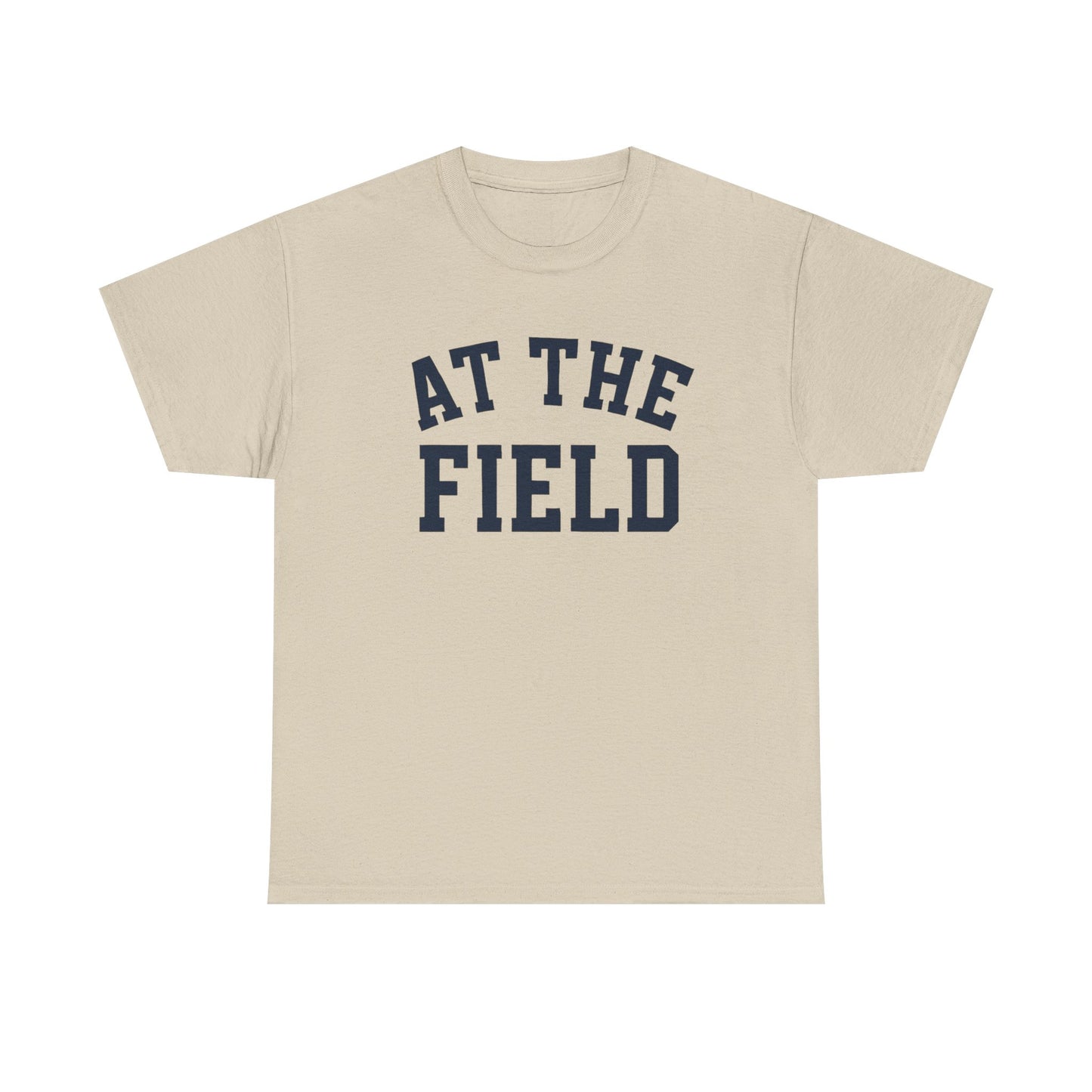 At The Field T-Shirt — Athletic Vintage Crew Tee for Sports Fans