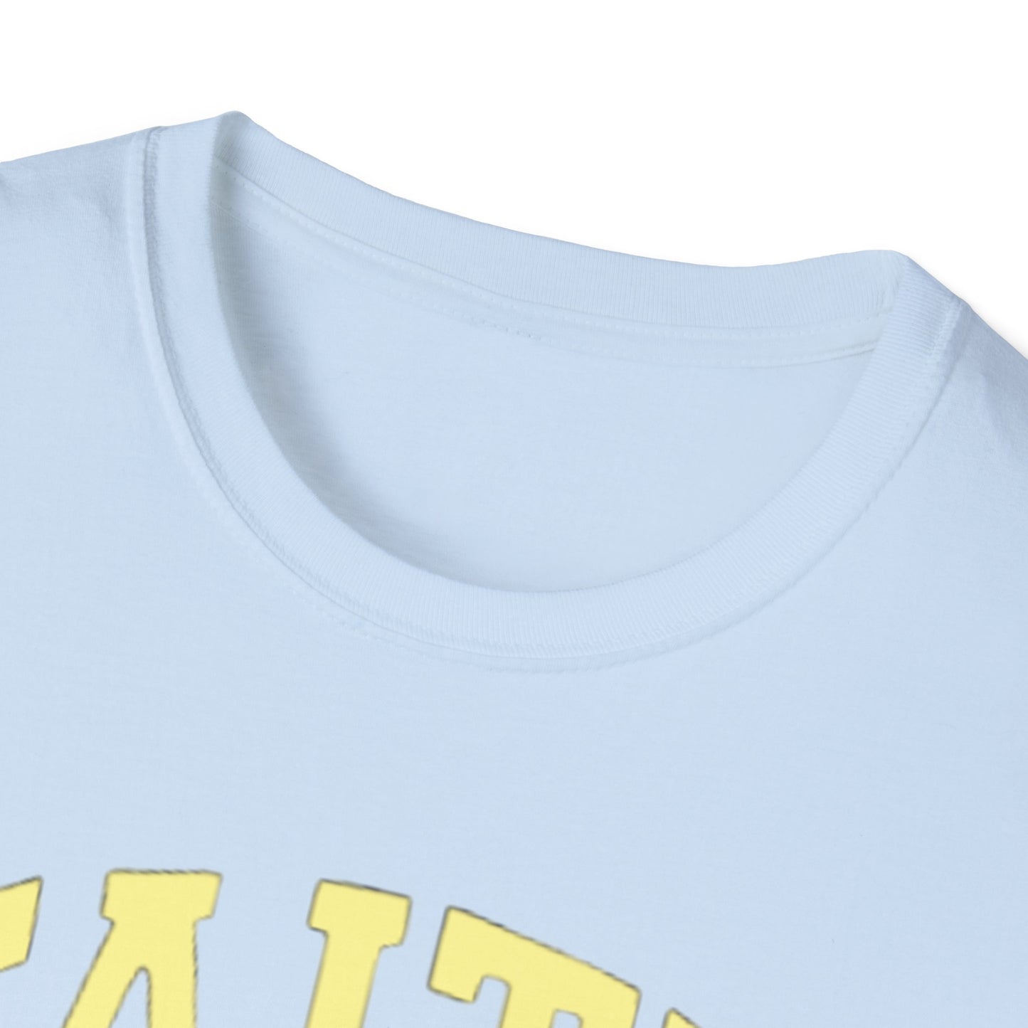 Faith Graphic T-Shirt — Yellow Lettering with Star