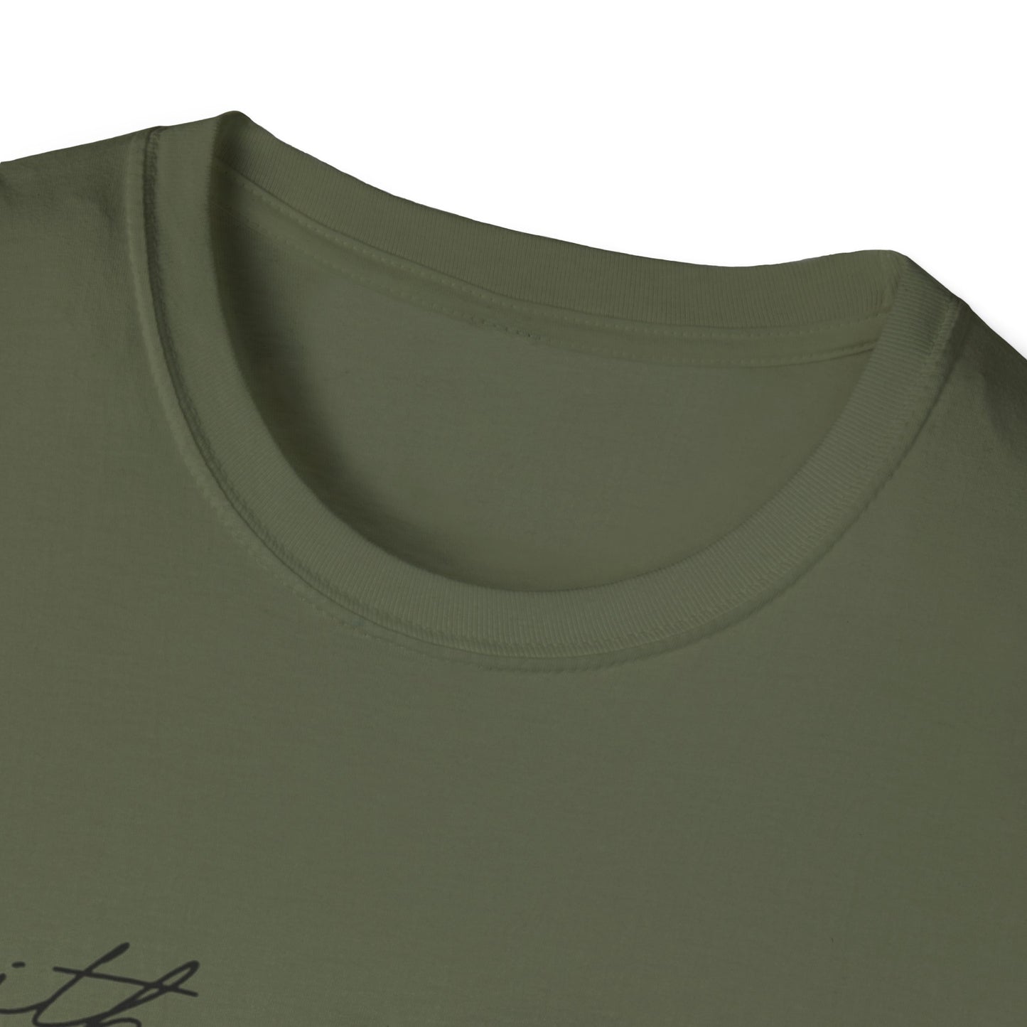 Faith Over Fear T-Shirt — Minimal Script Christian Tee