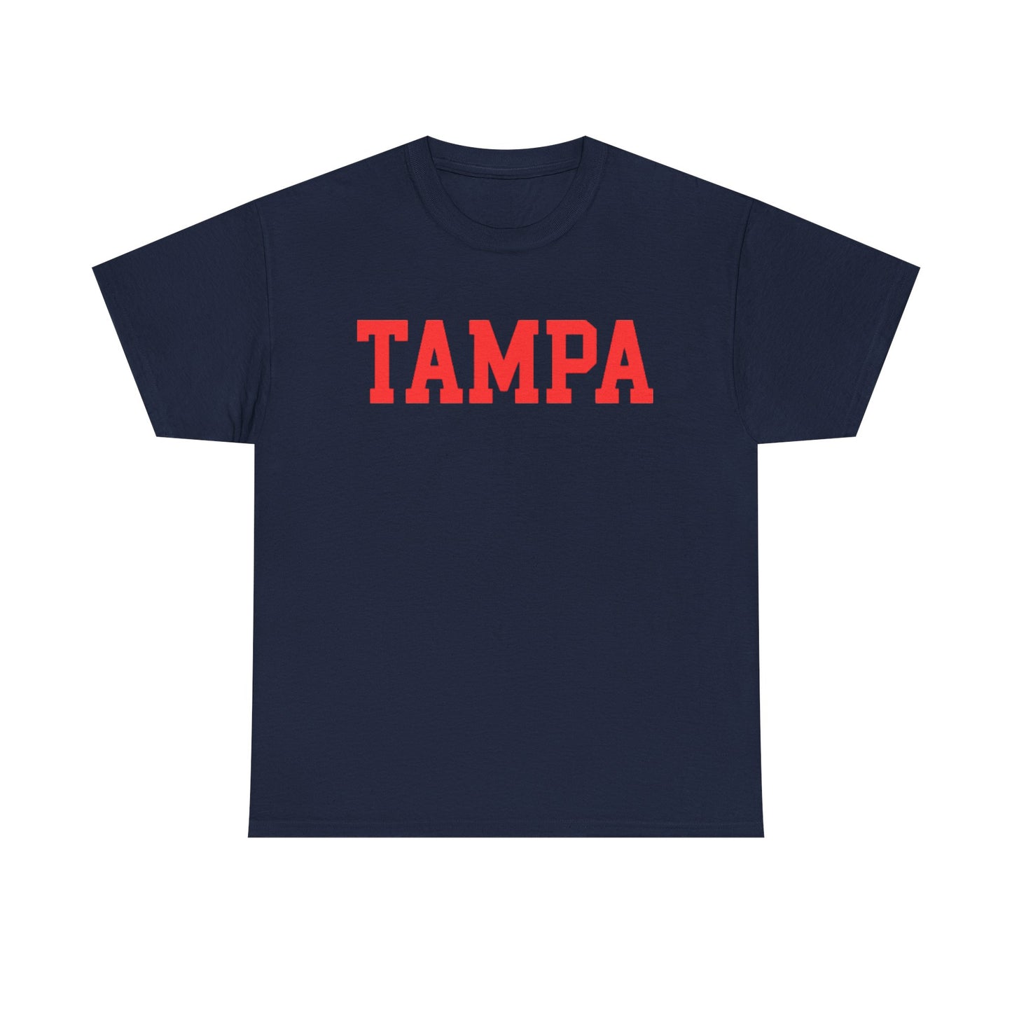 Tampa Retro Collegiate Tee — Classic City Lettering T‑Shirt