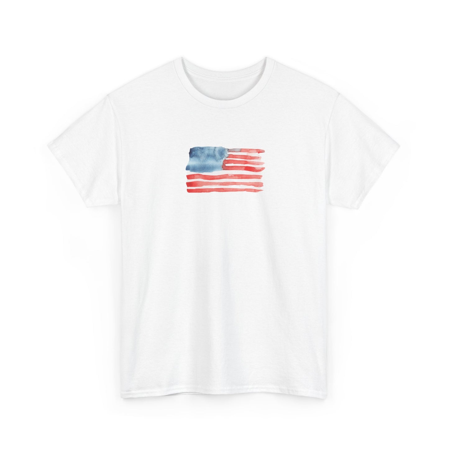 American Watercolor Flag T-Shirt