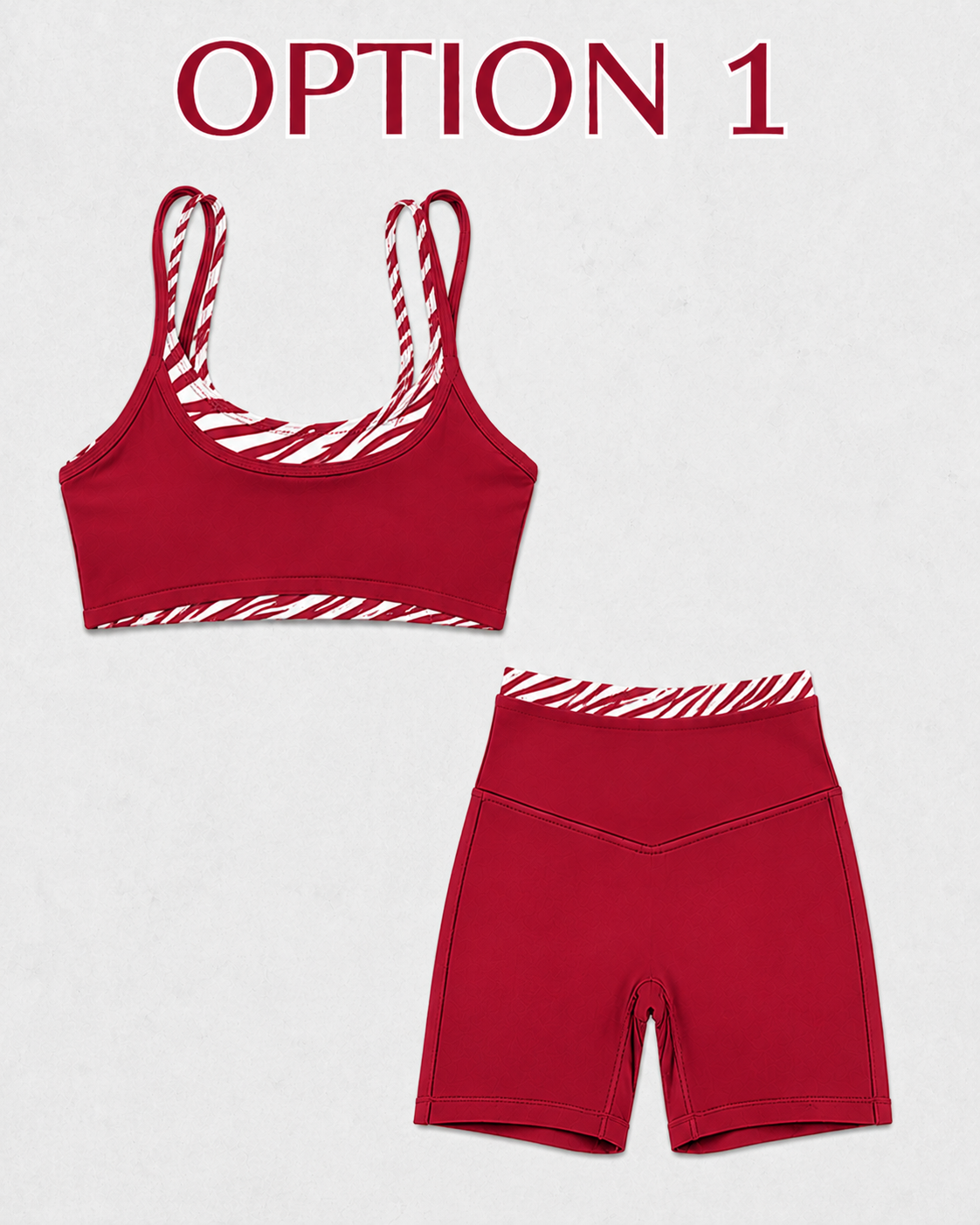 Red crush activewear SET
