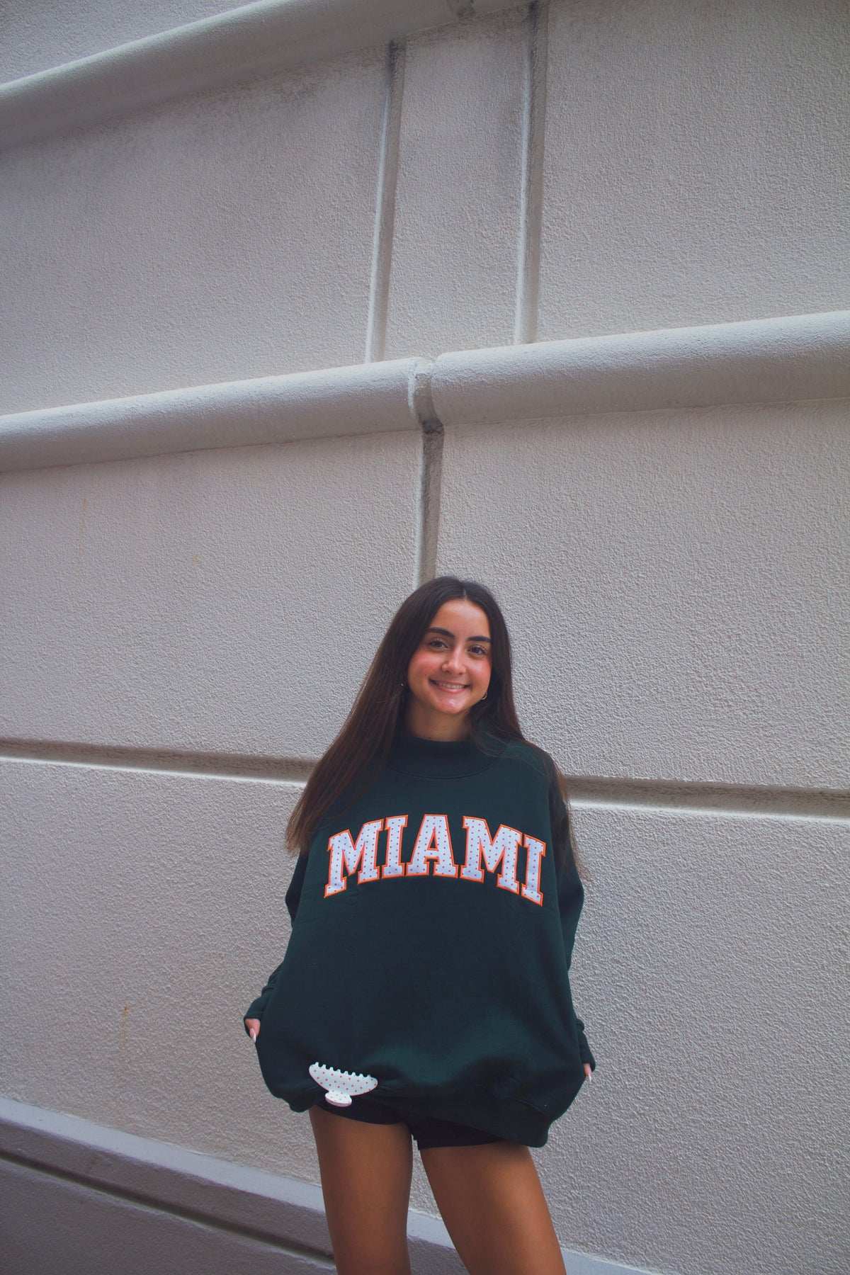 MIAMI- PINE WITH ORANGE KISS POLKA
