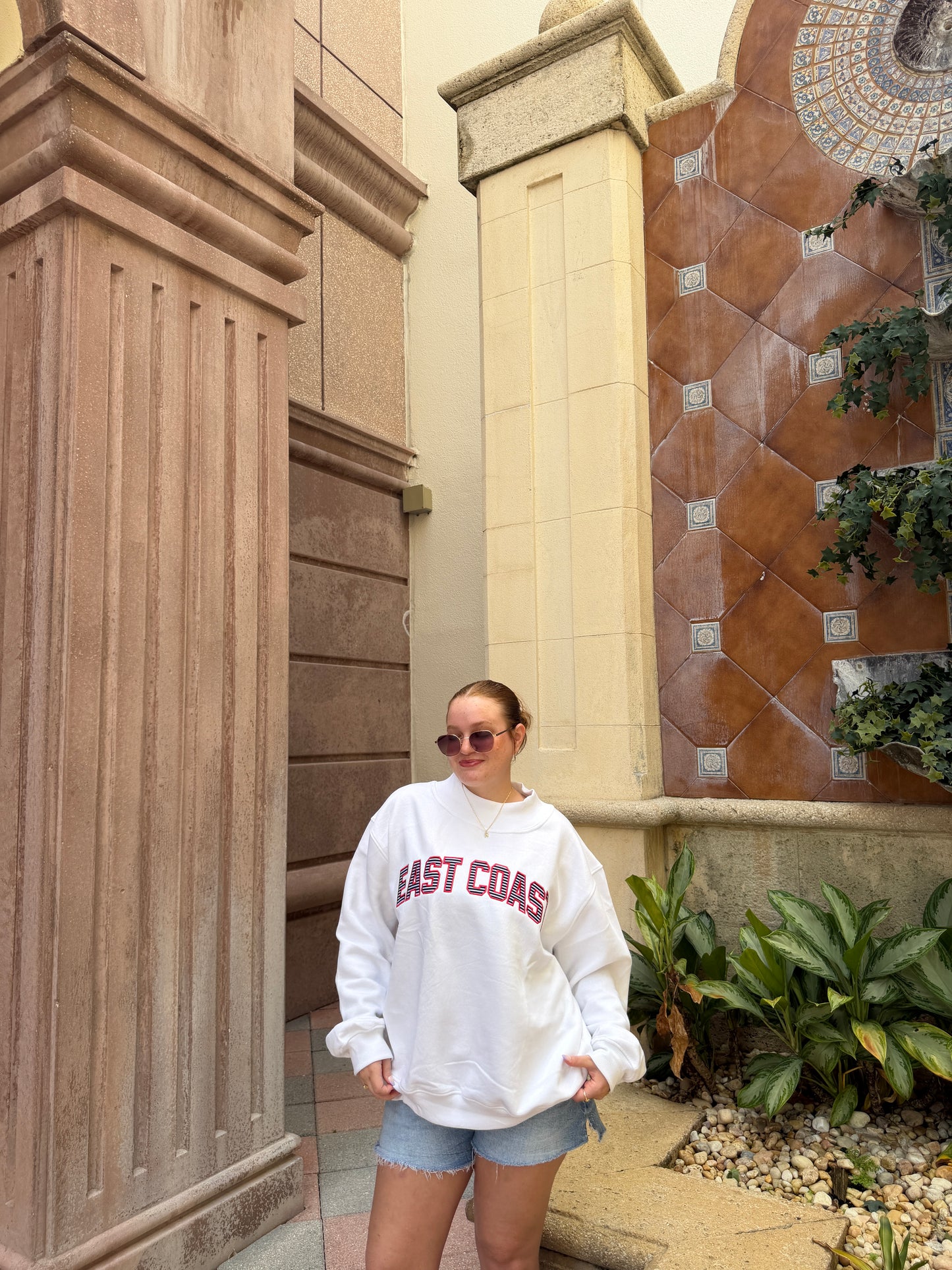 EAST COAST- COASTAL CRUISE MOCK NECK