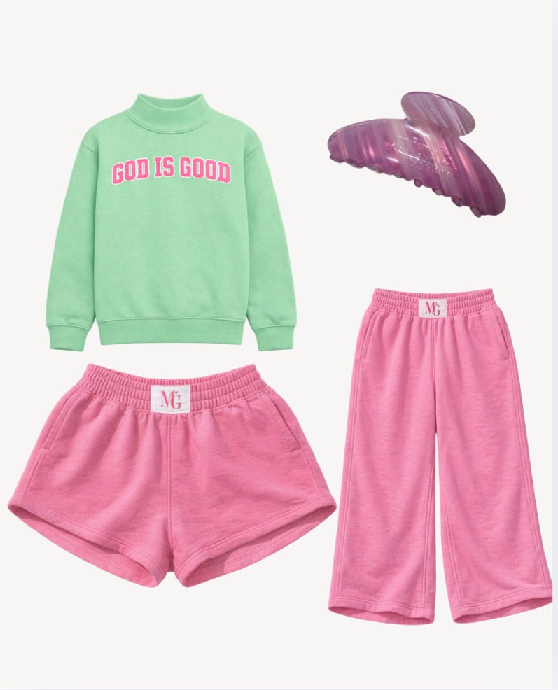 MATCHING SWEATPANTS PETAL AND BUTTERCREAM AVAILABLE