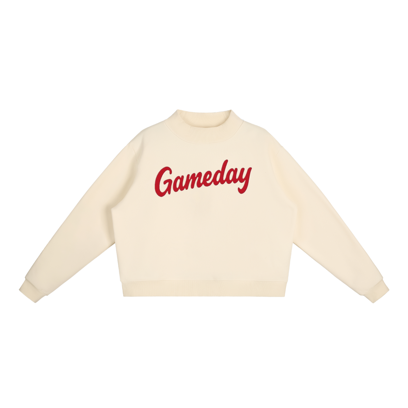 Gameday Essential Fleece Mock-Neck Crew Sweatshirt