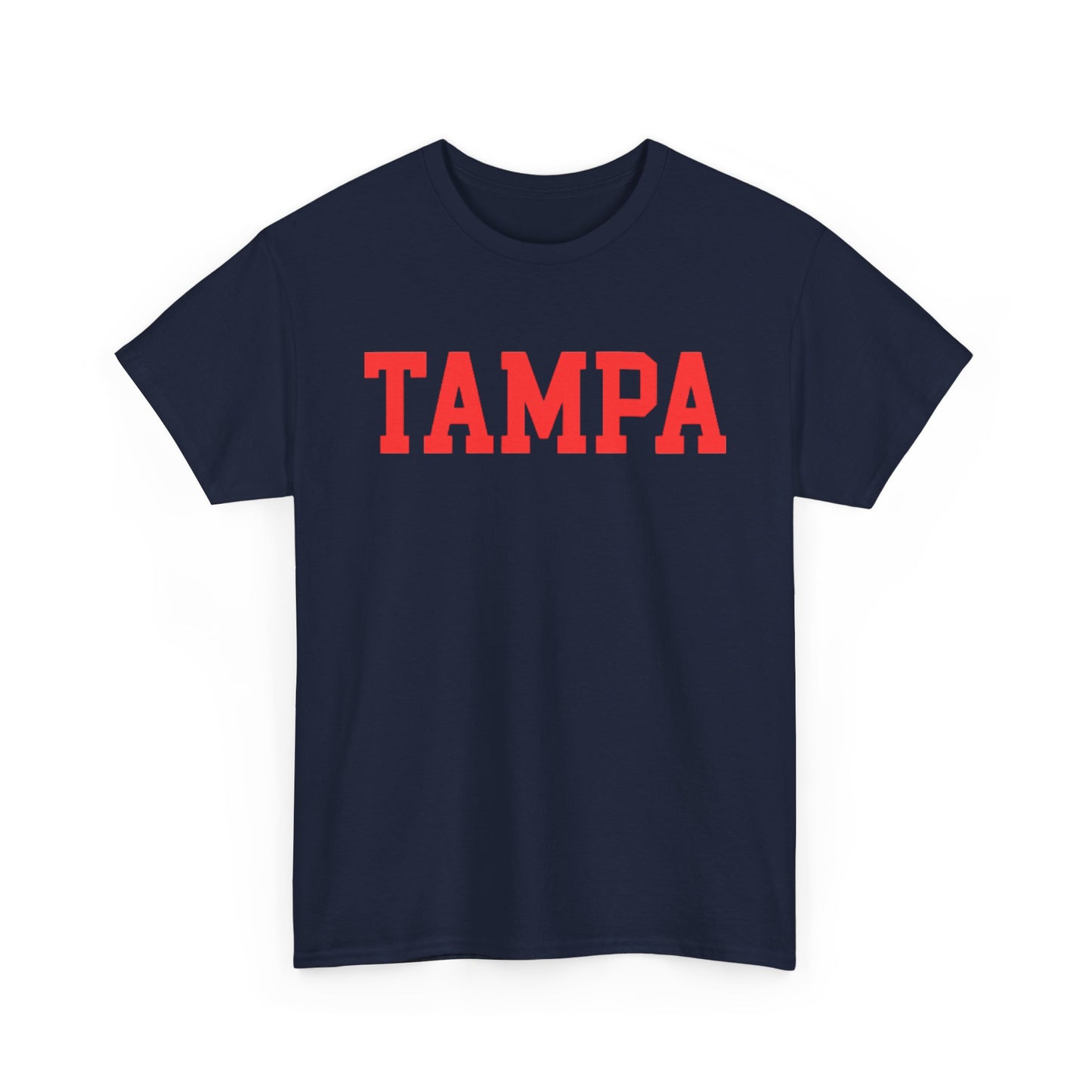 Tampa Retro Collegiate Tee — Classic City Lettering T‑Shirt