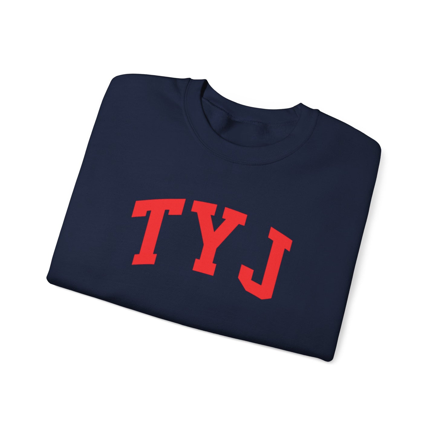 TYJ College Crewneck Sweatshirt — Red Letter Varsity Style