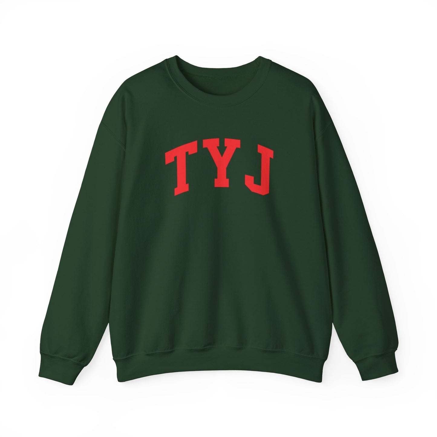 TYJ College Crewneck Sweatshirt — Red Letter Varsity Style