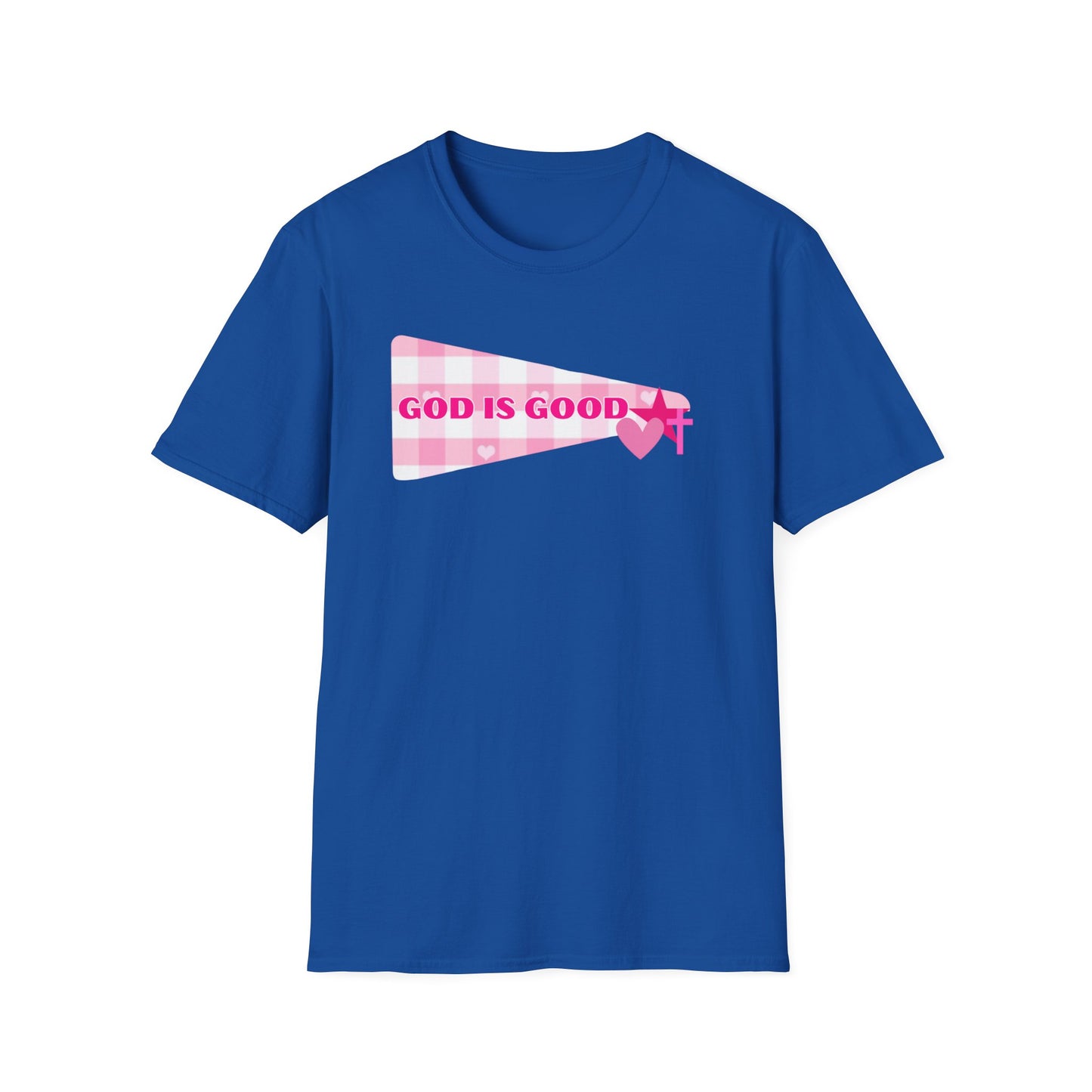 God Is Good Pink Heart T-Shirt