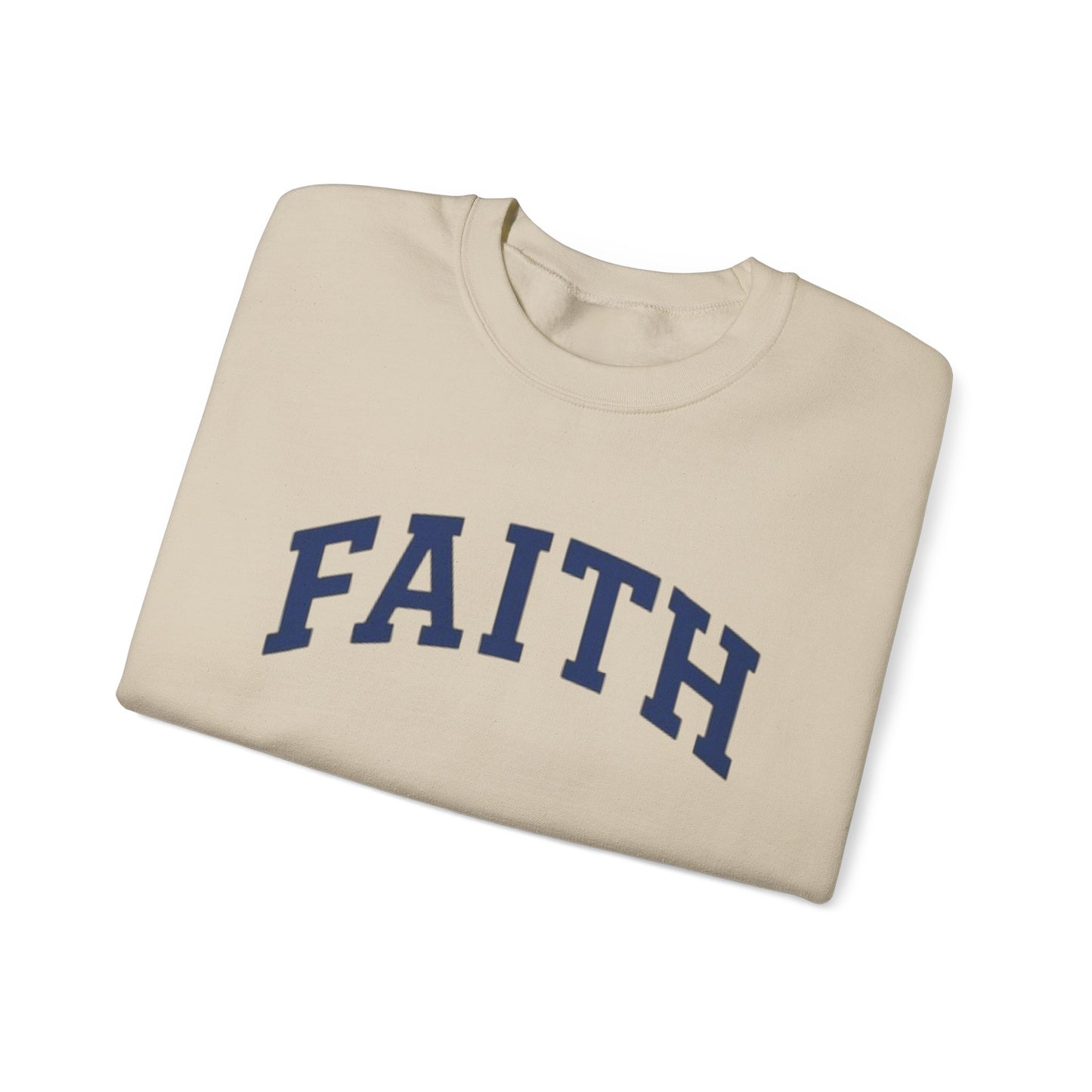 Faith Crewneck Sweatshirt — Inspirational Christian Pullover