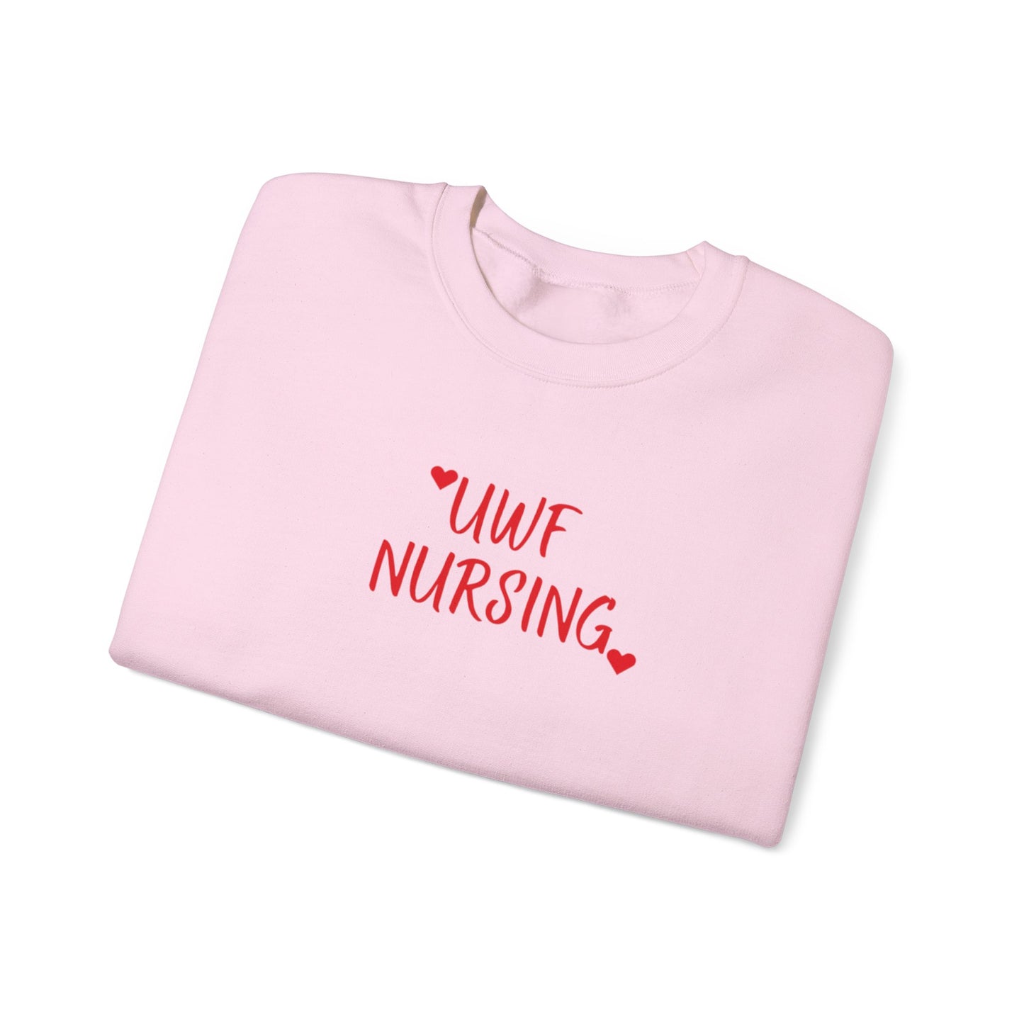 UWF Nursing T-Shirt — Cute Red Heart Nursing Tee for University of West Florida Students & Nurses