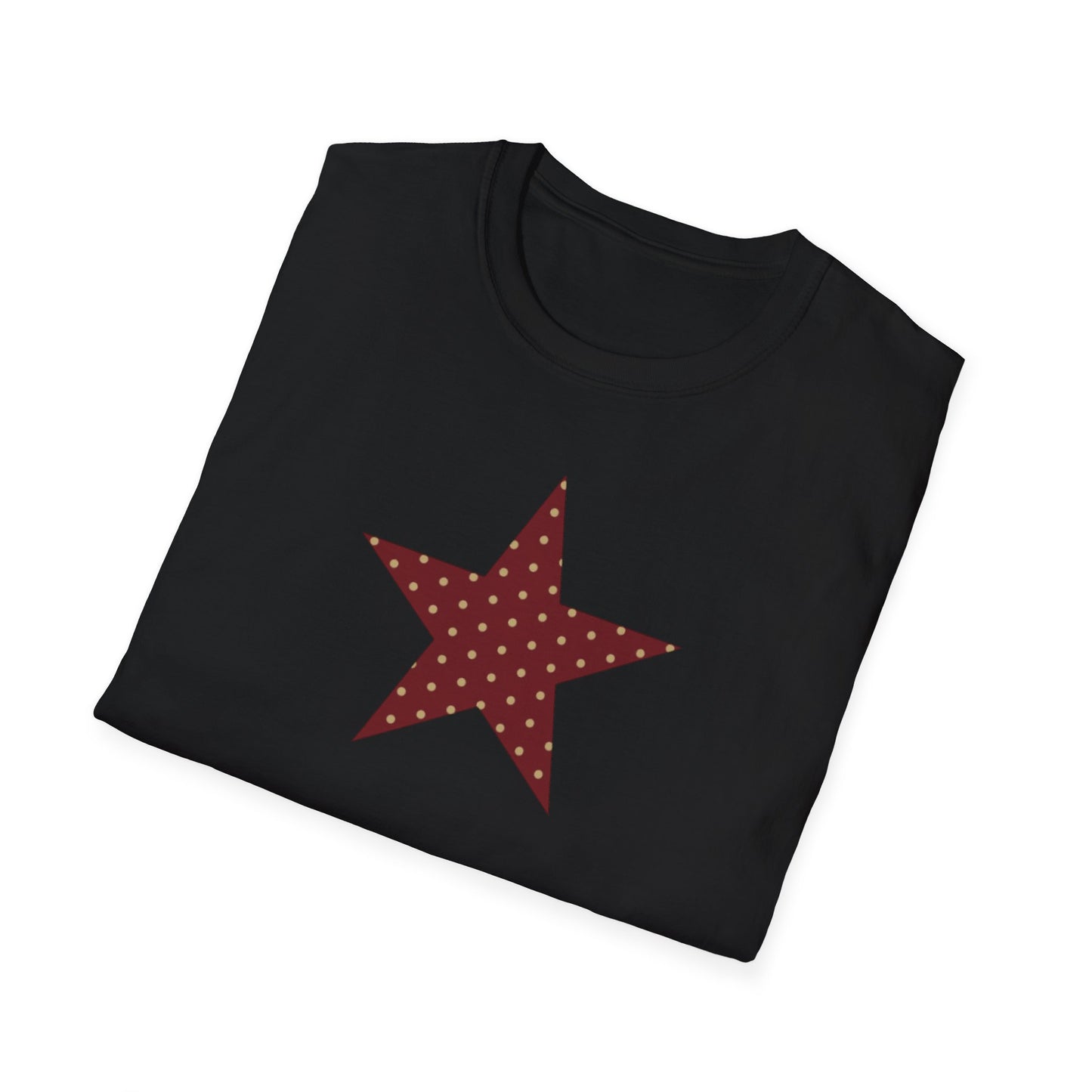 Garnet and Gold Polka Dot Star T-Shirt