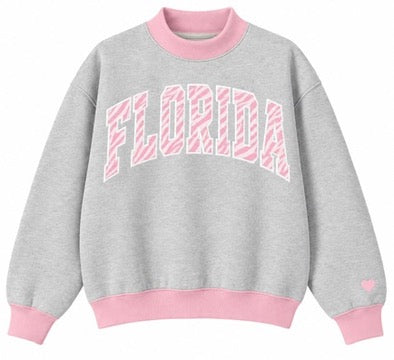 FLORIDA- PINK STORM MOCKNECK