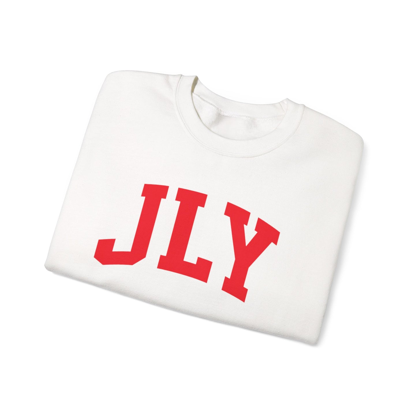 JLY Red Collegiate Crewneck Sweatshirt