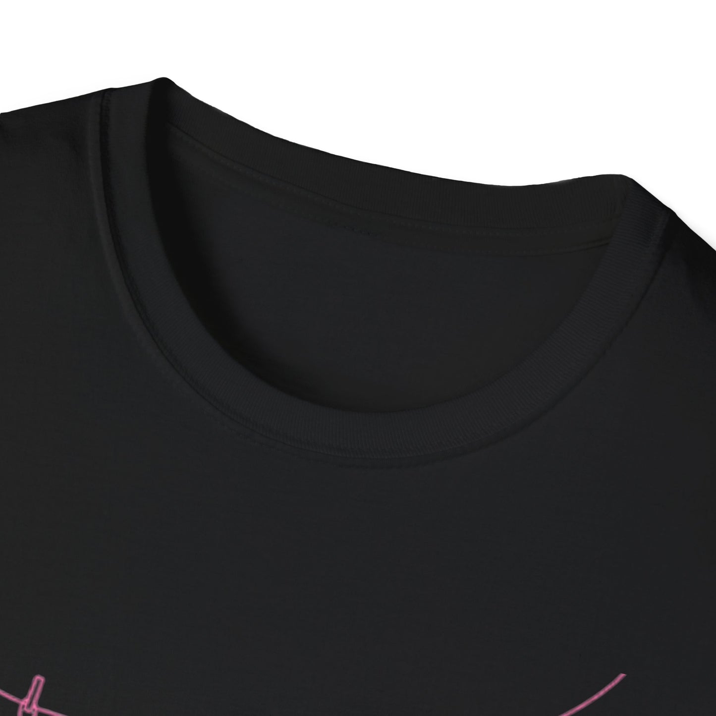 Bikini Line Graphic T‑Shirt – Pink Swimsuit Clothesline Tee