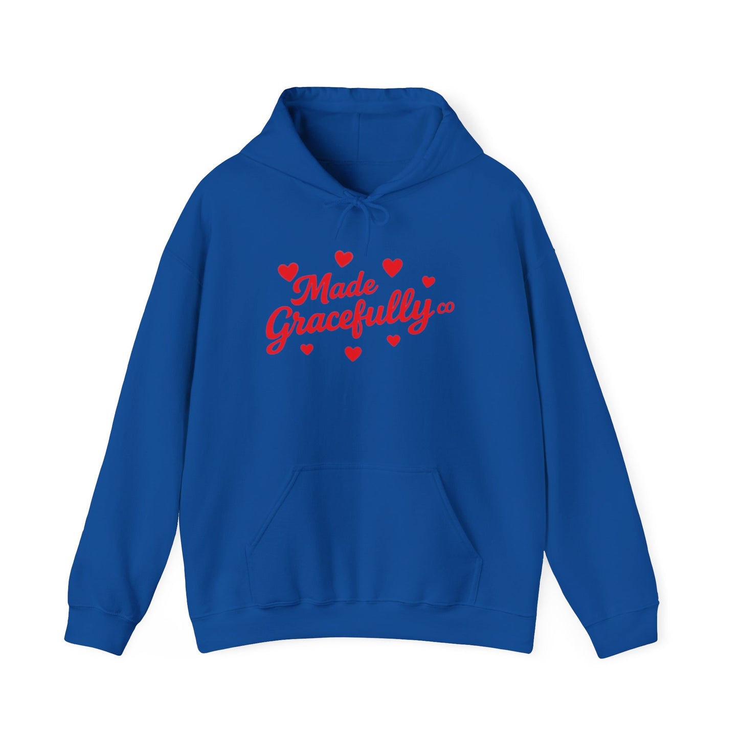 Made Gracefully Co — Feminine Heart Script Graphic Hoodie