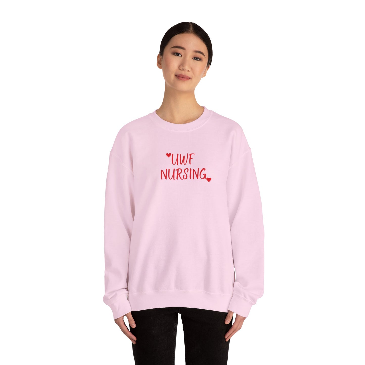 UWF Nursing T-Shirt — Cute Red Heart Nursing Tee for University of West Florida Students & Nurses
