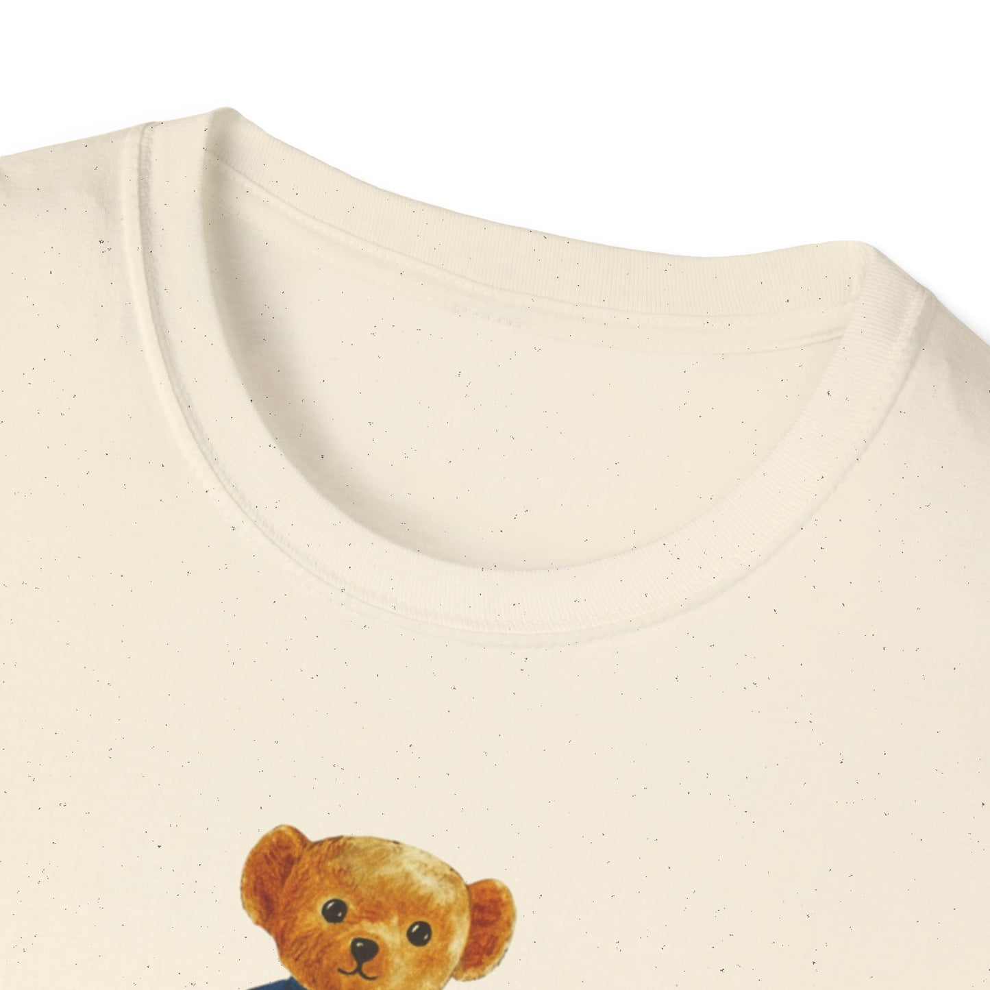 Teddy Bear Graphic T-Shirt — Cute Bear Wearing 'UWF NURSING' Sweater