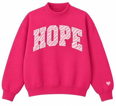 HOPE-PINK PALOOZA MOCKNECK