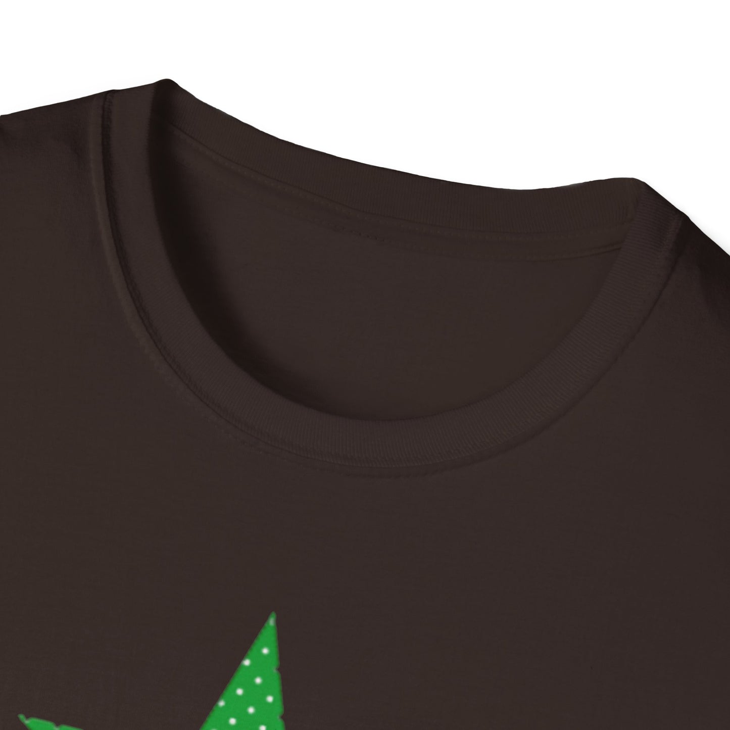 Green Star T-Shirt — Minimal Graphic Tee for Casual Wear & Holiday Flair