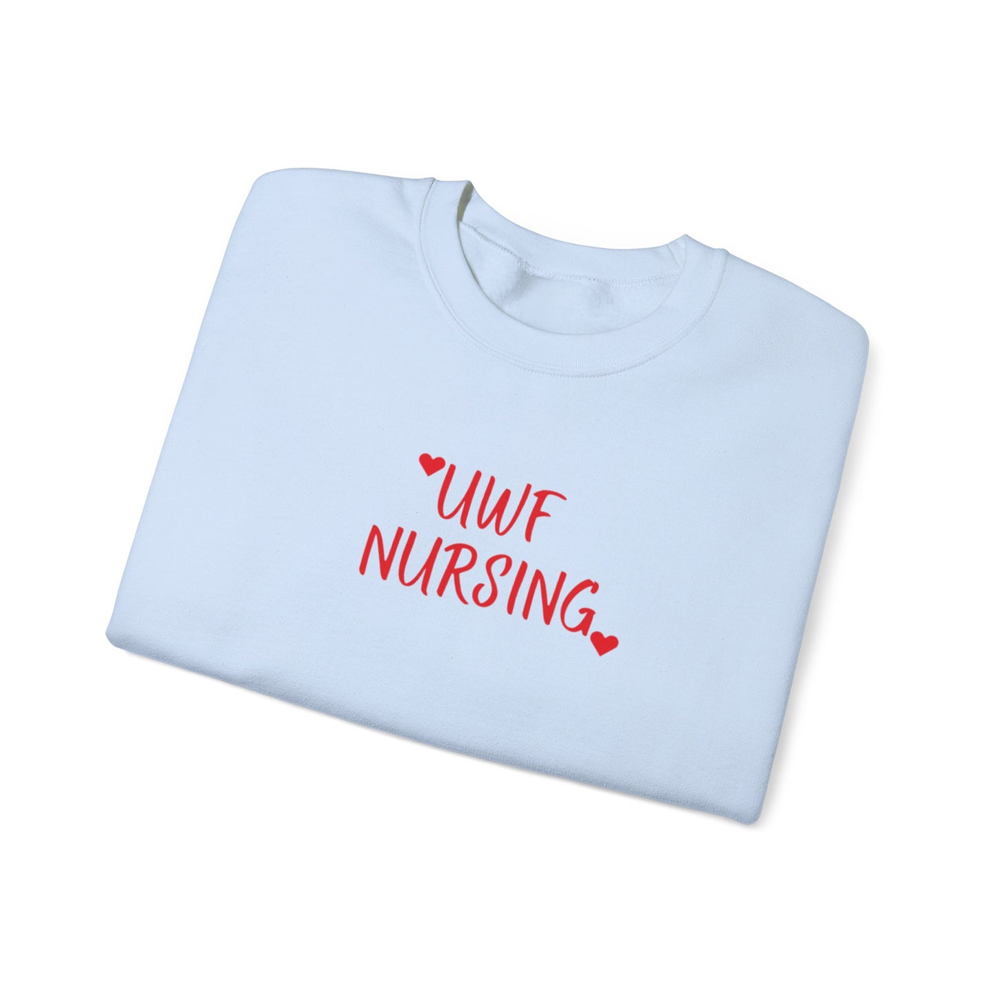 UWF Nursing T-Shirt — Cute Red Heart Nursing Tee for University of West Florida Students & Nurses