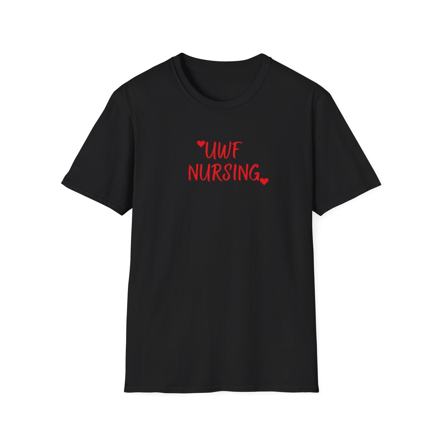 UWF Nursing T-Shirt — Cute Red Heart Nursing Tee for University of West Florida Students & Nurses