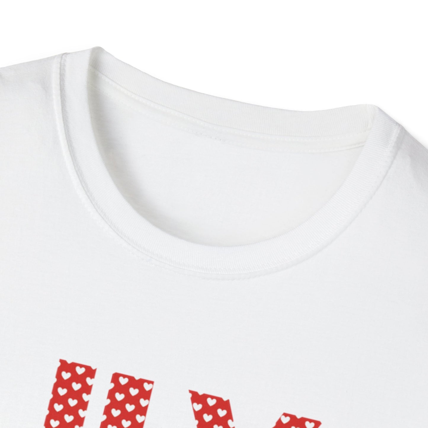 JLY Polka Dot Tee — Red Monogram Graphic T-Shirt