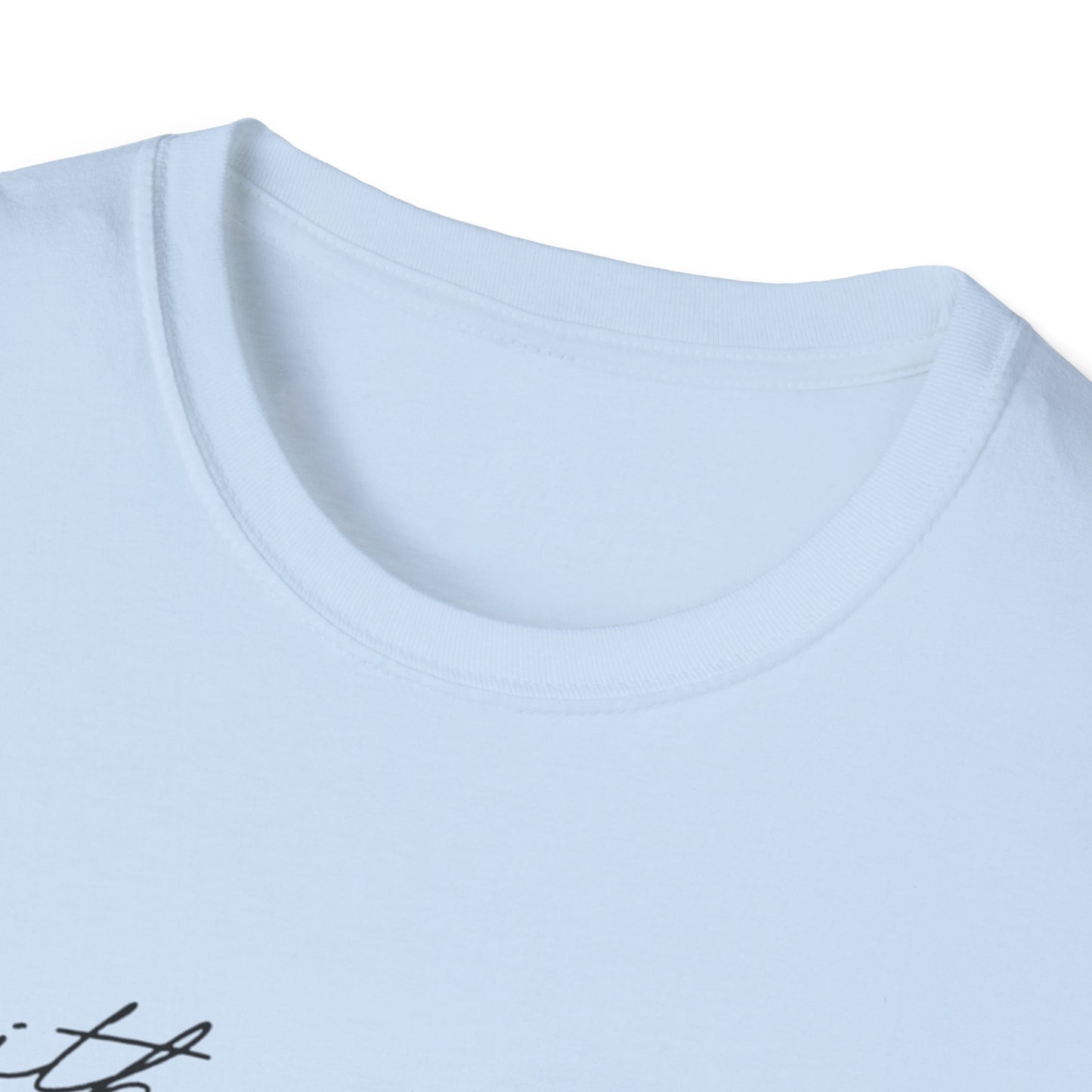 Faith Over Fear T-Shirt — Minimal Script Christian Tee