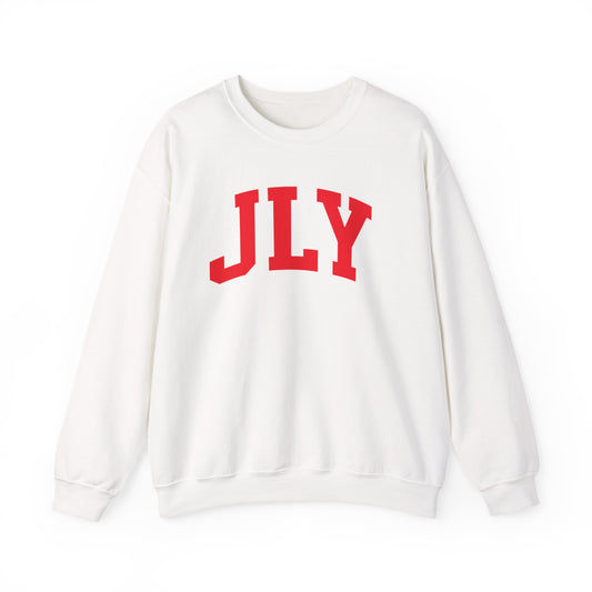 JLY Red Collegiate Crewneck Sweatshirt